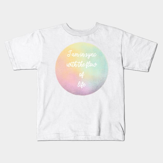 Inspirational affirmation Sticker Kids T-Shirt by ColorsHappiness